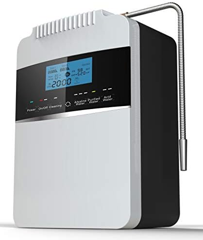 Water Purifier Machine Water Ionizer ORP+500 to -800 PH 2.5-11.2 Alkaline Acid Water Best Home Alkaline Water Filtration System/Instant heating58-136.4 °F/12,000 Liters Per Filter / 7 Water Settings by Unknown