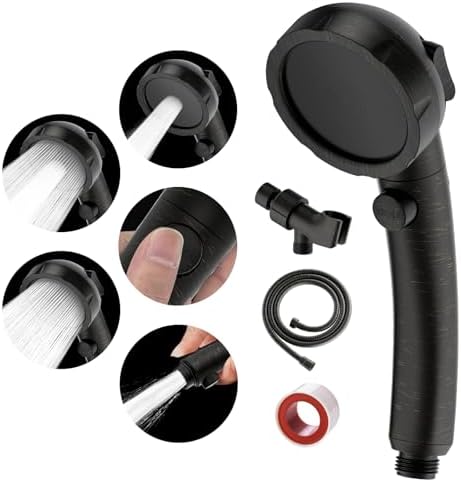 SINGSUO High Pressure Handheld Shower Head with On Off Switch by SINGSUO