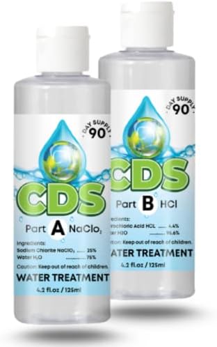 CDS Set, Chlorine Dioxide Water Treatment 4 oz KIT, w | Accu-Drop lids / 4.2 oz of Sodium Solution and 4.2 oz of 4% HCL, Extra Large Bottle KIT (Total 8 oz) by CDS - Image 5