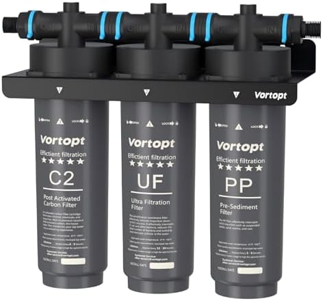 Vortopt F02-C2/UF/PP Under-Sink & Countertop Filtration, NSF Certificated by Vortopt