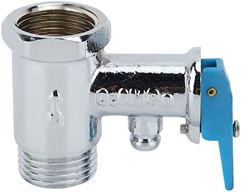 0.8mpa Relief Valve, Caliber G1/2 Inch Brass Safety Valve,Pipe Connector Pressure Relief Electric Water Heater Kitchen Safety Check Shutoff Device for Household Water Heaters - Image 7