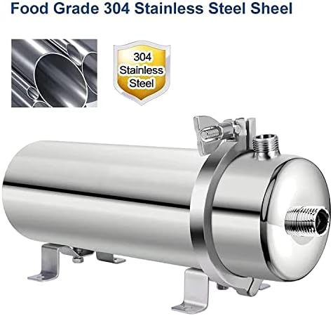 INTBUYING Stainless Steel Ultrafiltration Membrane Filter PVDF Ultrafiltration Membrane External Pressure Washable Water Purifier Whole House Water 6000L/H - Image 2