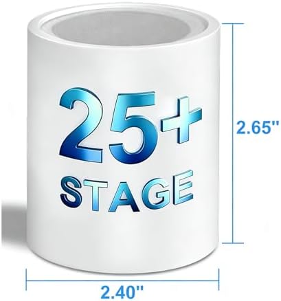 Shower Filter Replacement Cartridge for Hard Water, 25+ Stages High Output - Image 4