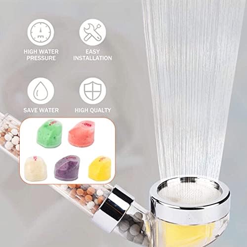 Hopeup Vitamin C Filter Shower Head Aroma Shower Head Fragrance Easy to Install Vitamin C Shower Aromatherapy Filter Cartridge Household Supplies 5pcs - Image 4