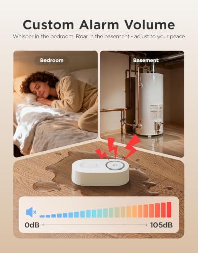 GoveeLife Upgraded Smart Water Leak Detector 1s with High Alarm, 2 Pack - Image 4