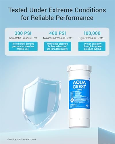 AQUA CREST XWF Water Filter Replacement for GE® WR17X30702, 2 Pack No chip - Image 6