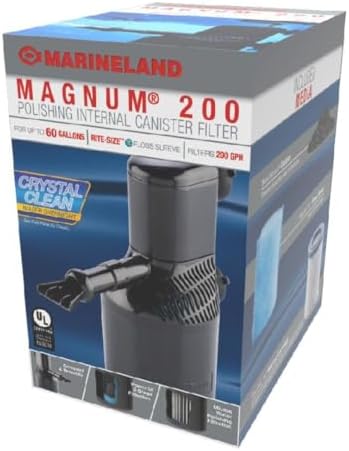 Marineland Magnum 200 GPH Polishing Canister Aquarium Filter - Image 2