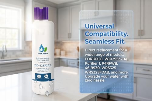 EDR1RXD1 Water Filter Replacement,Compatible with W10295370A, WHR1RXD1,Filter 1, Kenmore 46-9930, 9930, 46-9081, 9081, P8RFWB2L,W10291030 – 3 Pack - Image 3