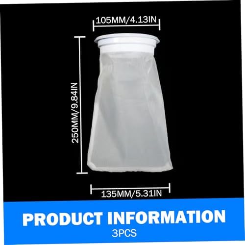 3PCS IBC Tote Filter, 100 Fine Mesh Rain Barrel Filter, Washable Nylon Rain Barrel Screen for Water Tank Cover, Tote Tank Lid Breath Cover, | Screen - Image 4