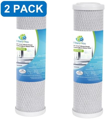 2 Pack CFS 5 Micron Coconut Carbon Block for EVO RV 40621 40624 40620 - Image 2