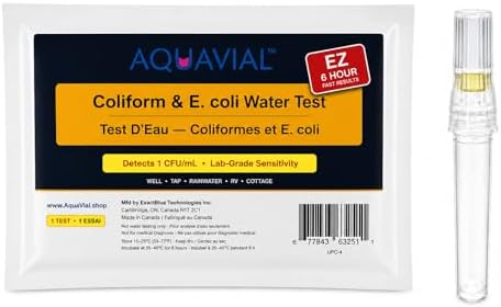 AquaVial™ EZ Coliform & E. coli Water Test kit |Detect E. coli & Coliform| Use in Well,Pools, Hot Tubs, and Travel (1-Pack) - Image 2