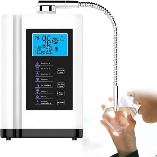 Alkaline Water Ionizer Machine, Ionized Water Machine, Up to -500mV ORP, with 7 Water Settings, 8000 Liters Per Filter,Auto-Cleaning,Intelligent Voice by Unknown