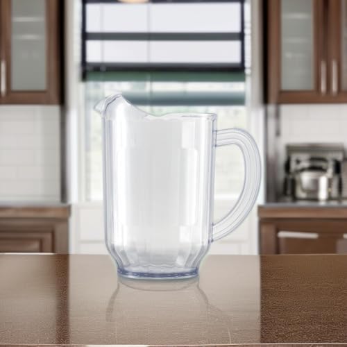 Carlisle Versapour Pitcher with Window, 60 oz Clear SAN Plastic - Image 6