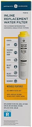 GE Under Sink Water Filter Replacement, Reduces Sediment, Rust & Other Impurities from Water, Easy Install, Fits GXRLQK Filtration System, Replace Every 6 Months, FQK1K - Image 2