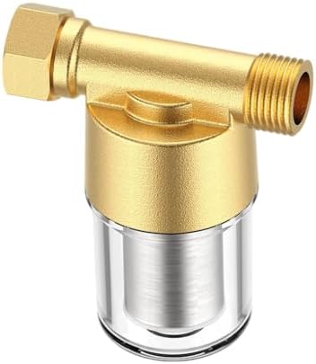 Hilitand Washing Machine Water Filter 40 Micron, Stainless Steel (Brass) by Hilitand