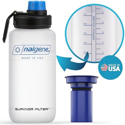 Survivor Filter Americana Ultra Light Water Bottle with Filter, 32 oz - Image 6