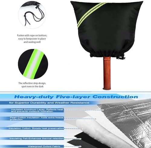 Backflow Preventer Insulation Cover 24x24, Waterproof Beige - Image 6