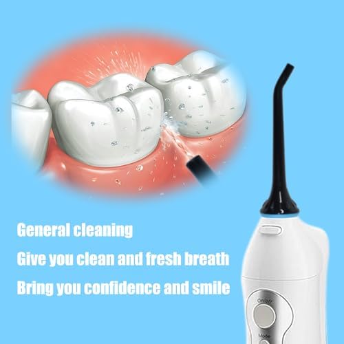 3 Pack Water Flosser Replacement Tips for Oralfree, Nicwell, Nicefeel, COSLUS, Oral Irrigator Jet Tip Nozzel fits for Mospro, Zerhunt Water Flosser, Black - Image 2