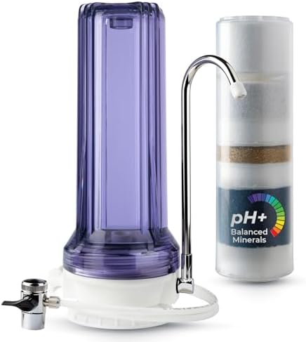 iSpring CT10-CL 7-Stage Countertop Drinking Water Filter System,pH-Balanced by iSpring