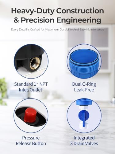 Heavy Metal Reduction 3-Stage Whole House Water Filter System - Image 5