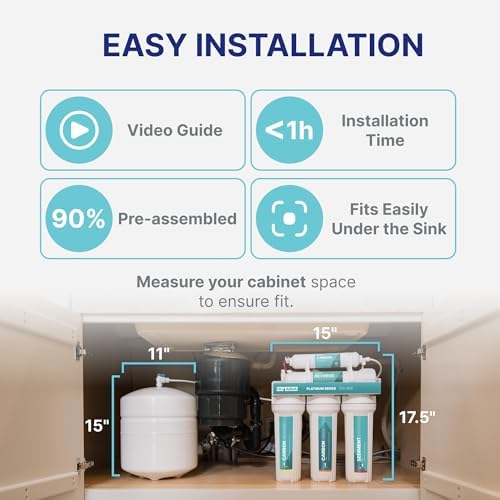 NU Aqua 5-Stage Under Sink RO System + 3-Stage Whole House Filter System - Image 4