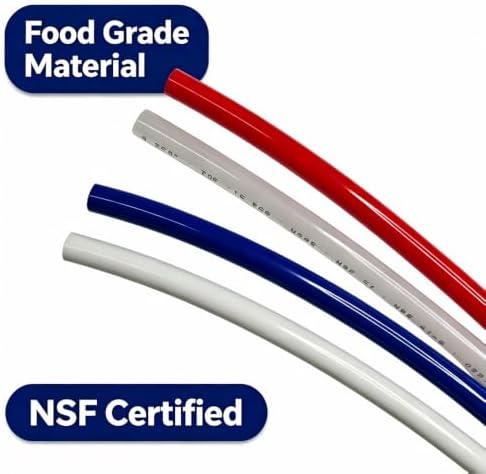 1/4 Inch Water Line, NSF Certified RO Tubing & Refrigerator Water Line - Polyethylene (PE) Flexible Tube for Ice Maker, Under Sink Filter, Reverse Osmosis System - 32.8 Ft black - Image 2