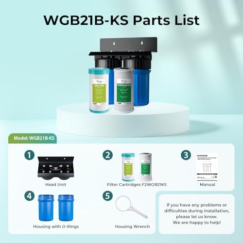 iSpring WGB21B-KS 2-Stage Heavy Metals Whole House Water Filter System - Image 6