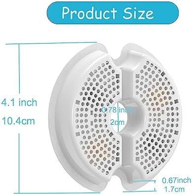 4 Pack Filters for 67oz/2l Cat Water Fountain Filter Replacement Compatible with AONBOY & iPettie & Wonder Creature Pet Fountain NEUCOMBBT - Image 4