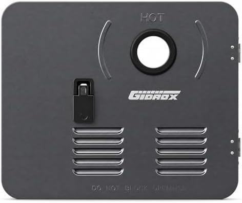 15 x 18 Inch RV Tankless Water Heater Door Kit, Dark Gray Water Heater Access Door for RV Water Heaters, Galvanized Steel, Door Only by GidroxRVSolutions