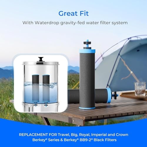 Waterdrop Alkaline Gravity Water Filter, Replacement for Berkey® BB9-2® - Image 2