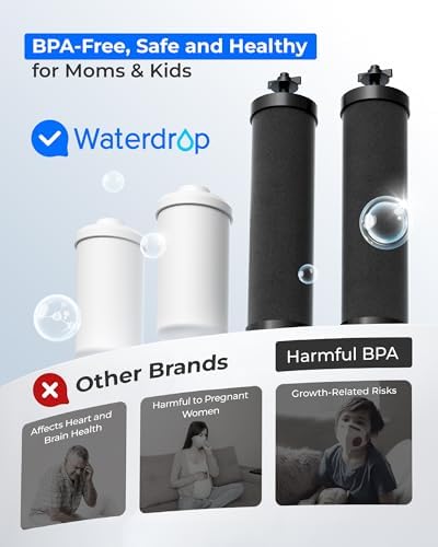 Waterdrop Gravity Water Filter, Replacement for Berkey® BB9-2® & PF-2® - Image 6