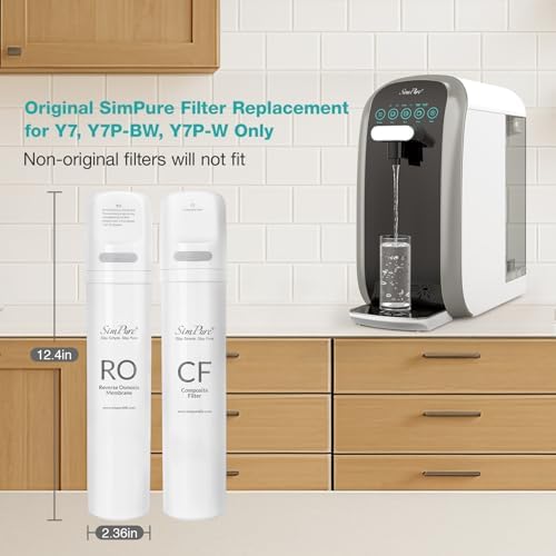 Original SimPure Y7P Series CF+RO Filter Replacement Cartridge, 1*CF+1*RO - Image 2