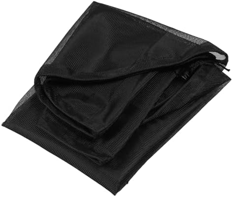 Rain Drum Mesh Cover Polyester Drawstring Screen 35.4 to 39.4 Inch Circular Filter Blocks Leaves Debris Fits Outdoor Garden Water Collection Buckets and Tanks (Dia 95cm) - Image 3
