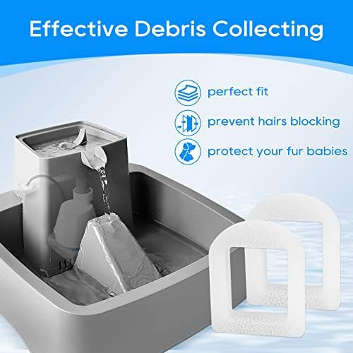 18PCS Cat Water Fountain Filter Compatible with Petsafe Filters - Image 3
