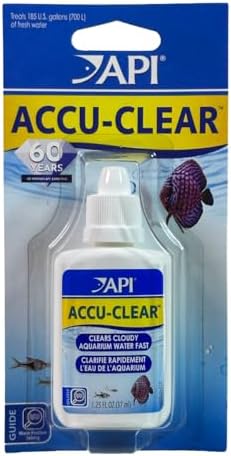 API ACCU-CLEAR Freshwater Aquarium Water Clarifier 1.25-Ounce Bottle (111A) by API