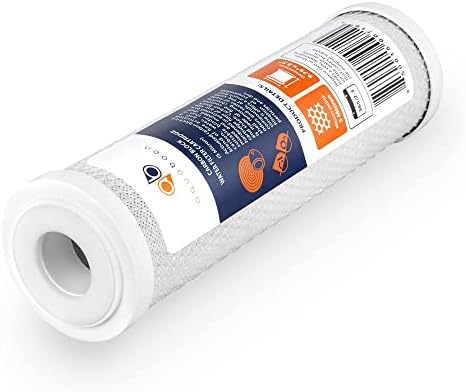 Aquaboon 5 Micron 10 x 2.5 Carbon Block Water Filter Cartridge CTO Whole House Water Filter Replacement Compatible with WHKF-WHWC, FXWTC, 25-PACK - Image 6