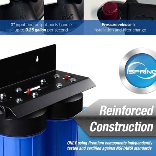 iSpring WGB21B 2-Stage Whole House Water Filtration System, 50000 Gallons - Image 6