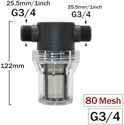 1Pcs IBC Tank Tap Adapter Filter 1/2 3/4 1inch Male Female Threads Water Screen S60 Thread Nipple 1000L Rain Barrel Fitting(5) - Image 2