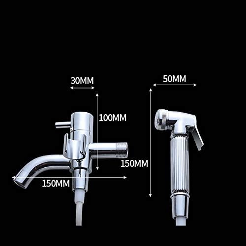 JSEIAJB Stainless Steel Toilet Hand Held Bidet Faucet Sprayer Bidet Set Sprayer Guns Toilet Spray for Bathroom Self Cleaning Shower - Image 7
