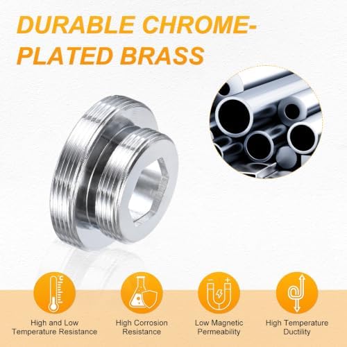 M METERXITY 1-Pack Faucet Adapter, M30 Male to M22 Male, for Kitchen - Image 4