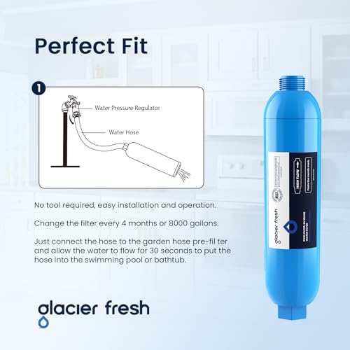 GLACIER FRESH Garden Hose Filter Pre-Filter for Pool & Spa 1-Pack - Image 6