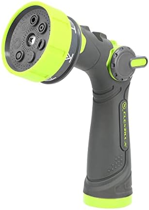 Flexzilla 7-Pattern Adjustable Flow Garden Hose Nozzle Sprayer with Easy to Use Thumb Control, Lightweight & Durable by Flexzilla