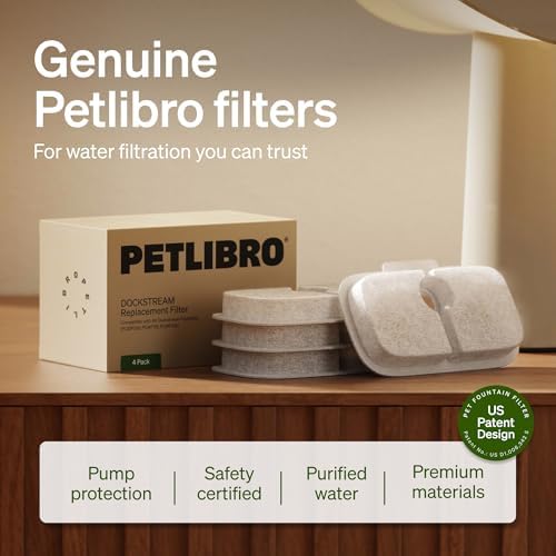 PETLIBRO Cat Water Fountain Filter Replacement, 8 Packs Pet Fountain Filter & Sponges for Dockstream WF106/WF116/WF105/WF115/WF005/WF305, 4 Months Set Easy-Swap PETLIBRO Cat Water Dispenser Filter - Image 5