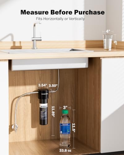Dreamwills DS10 Under Sink Water Filter System, 1.3 GPM High Flow, 1 Year - Image 6
