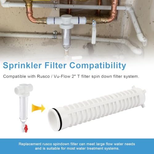 2" 250 Mesh Spin Down Filters for Rusco Vu Flow - Image 2