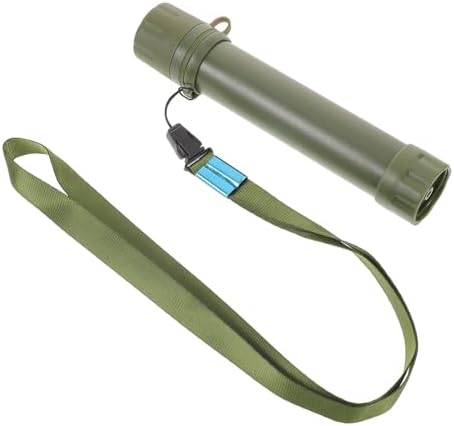 Emergency Water Purifier Straw with Lanyard for Outdoor Survival by ULTECHNOVO