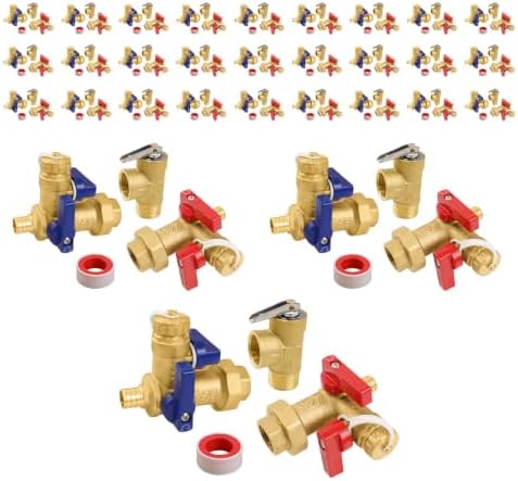 30Set GUOFIS Tankless Water Heater Service Valve Kit,FIPx PEX(TOOL053-30) by GUOFIS