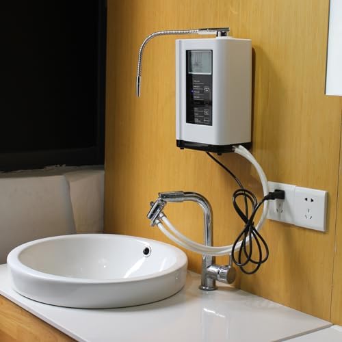 Alkaline Water Ionizer Machine 729, Built-in a Filter, Produces pH 4-10.5 Water, 7 Water Settings, Up to -570mV ORP, 8000L Per Filter, Silver - Image 6