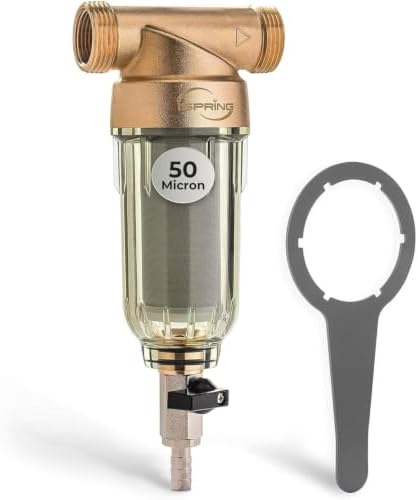 iSpring WSP-50 Spin Down Sediment Filter, Whole House Prefilter, 50 Micron by iSpring