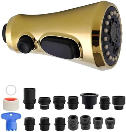 Hibbent NSF/ANSI/CAN 61 & 372 Certified Pull Down Kitchen Faucet Head by Hibbent